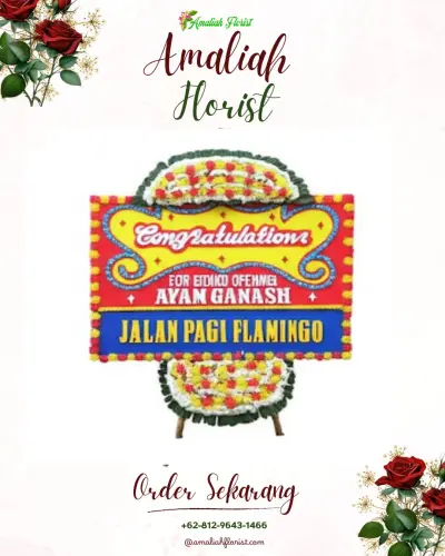 Bunga Papan Congratulation di Wonoayu